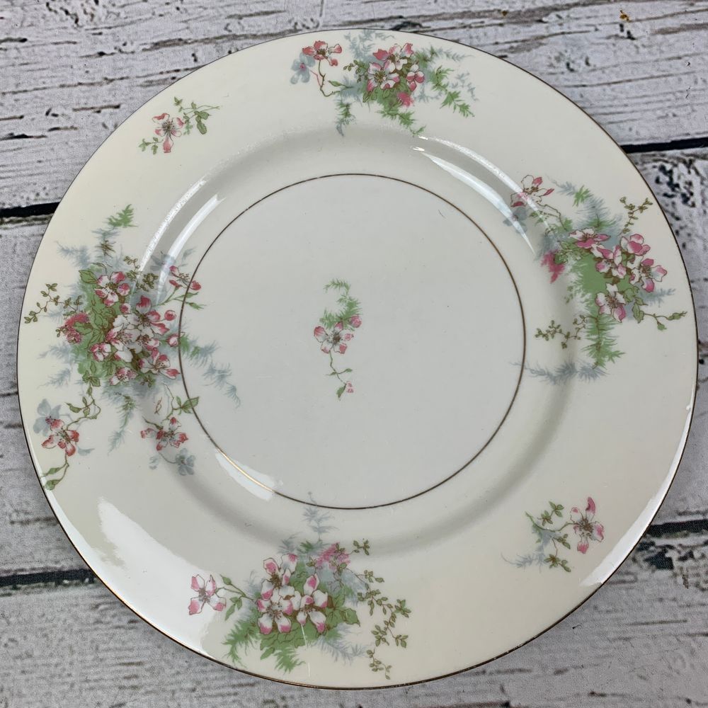 Theodore Haviland Apple Blossom Pattern Dinner Plate Floral China Made in USA